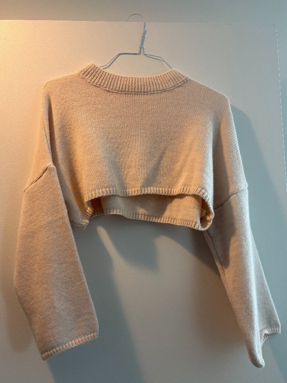 Small Cream Odica Sweater (Brand from Italy)- Never worn!